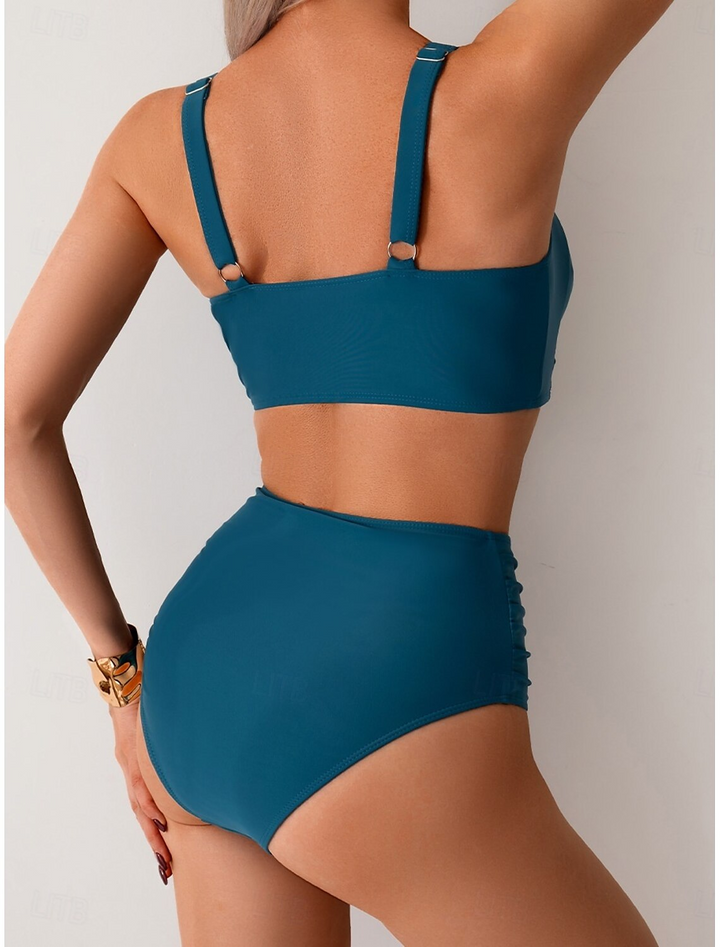 Leonora - Ruched Fabric Bikini